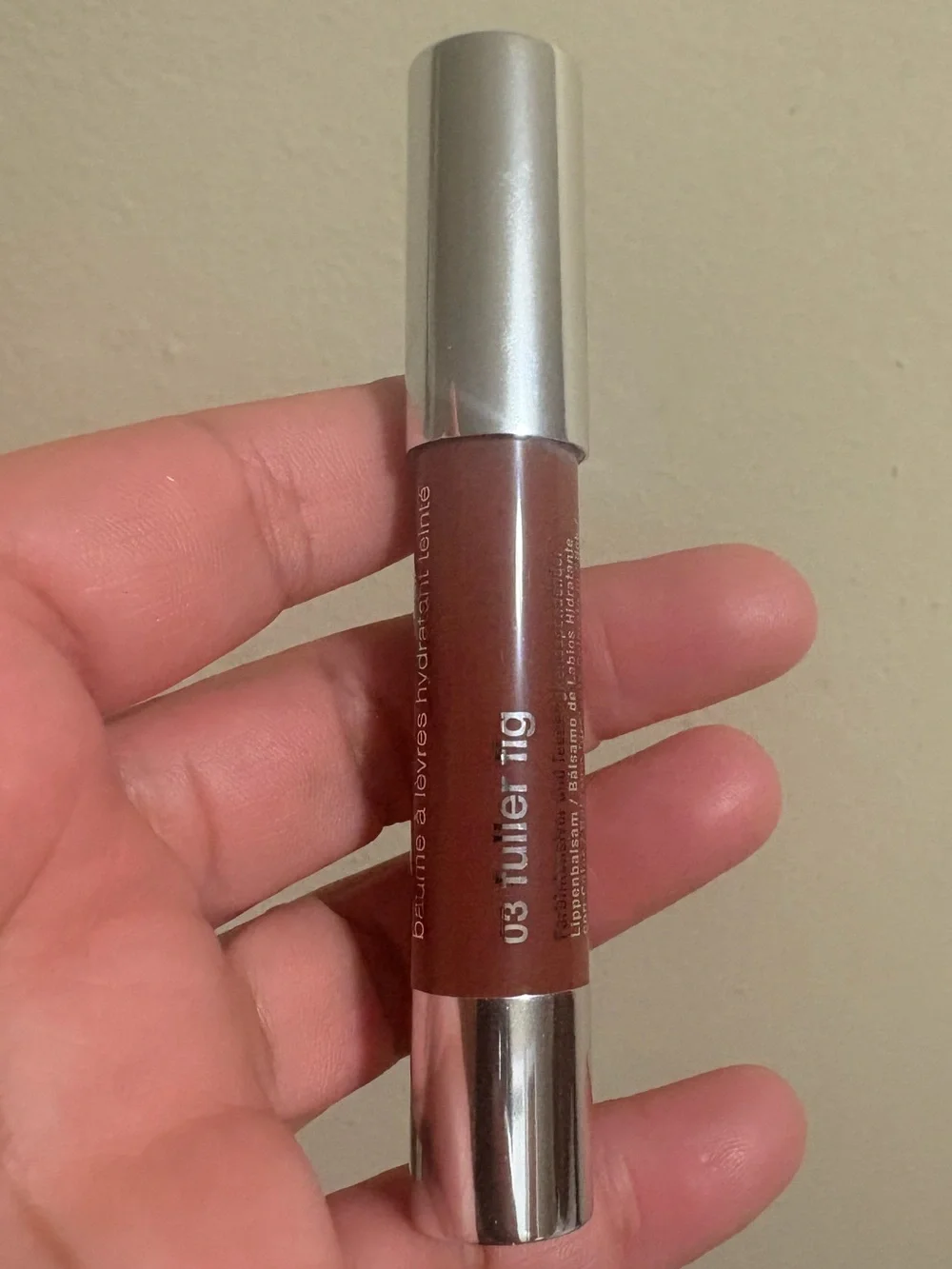 Clinique Chubby Stick Moisturizing Color Balm Fuller Fig 03)Brand New Never Used